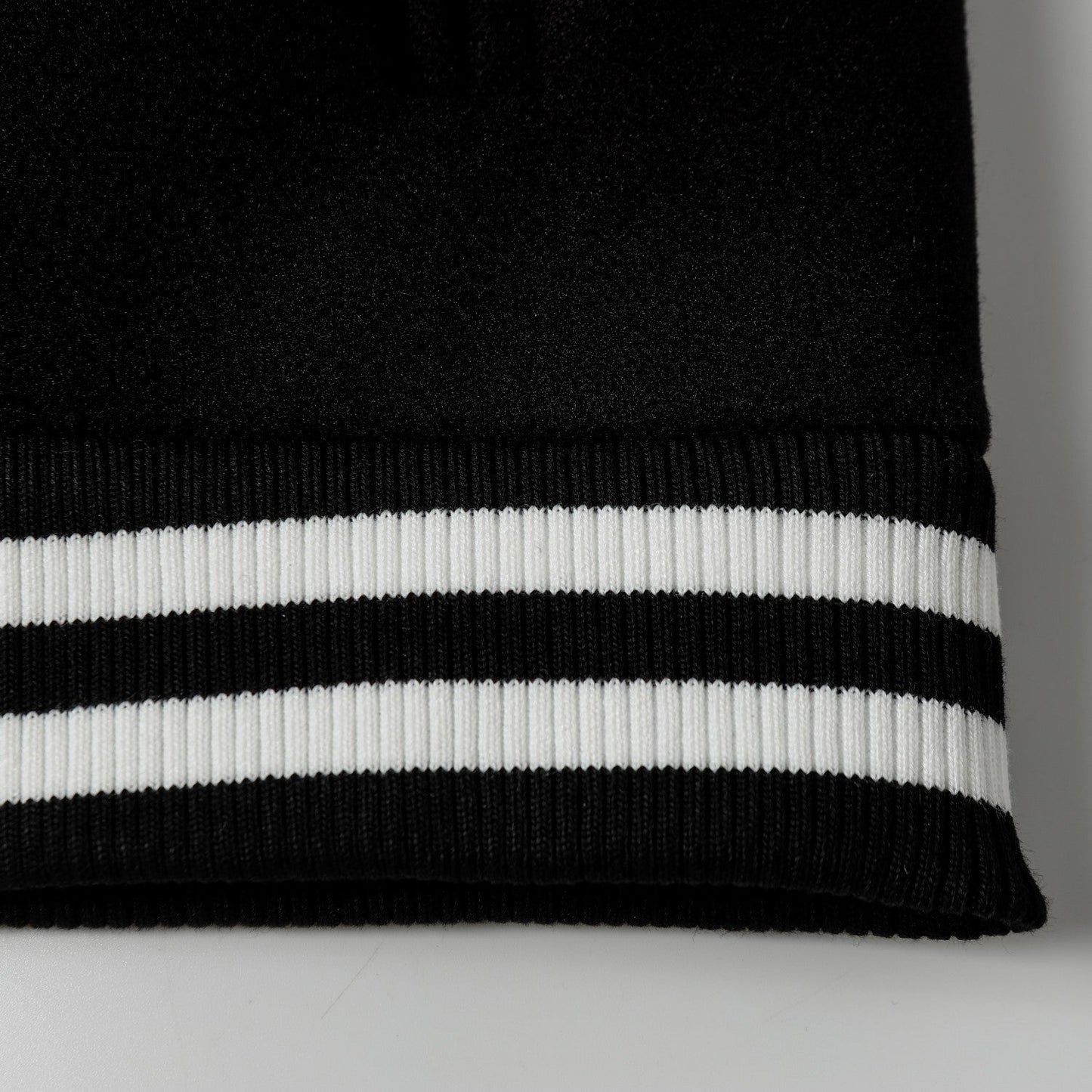 Varsity Jacket - Black White Gothic Baseball Coat 2206